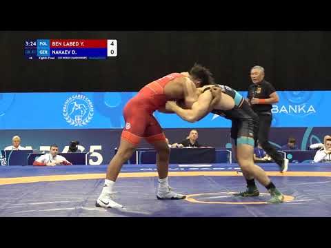 GR 87KG 1/8 Round | Yassine Labed (Pol) Vs Deni Nakaev (Ger) | U23 World Championship 2025 
