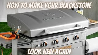 Cleaning the outside of your blackstone griddle
