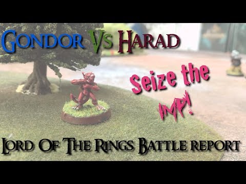 Lord of the Rings Battle Report - Gondor Search for the Imp - MESBG