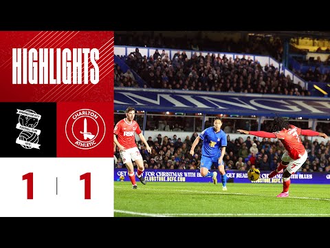 Highlights: Birmingham City 1 Charlton 1 (December 2025)
