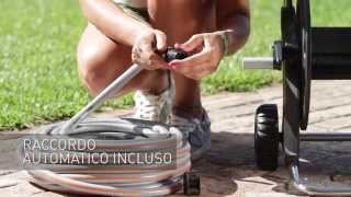 Claber Avvolgitubo Eco Sei - Alluminio - 60m/50m
