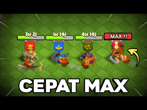 5 TRIK RAHASIA Biar Hero CEPAT MAX !! - Clash Of Clans