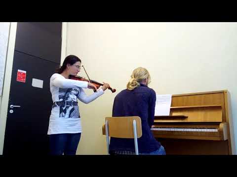 In green meadow - Bohdana Filtz - violin and piano improvisation cover