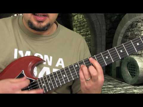 Metallica Guitar Lesson - Seek and Destroy part 2 - Hard Rock Guitar Lessons