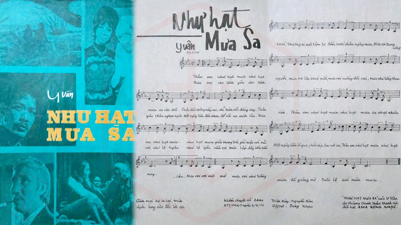 Tờ Nhạc Xưa Trước 1975