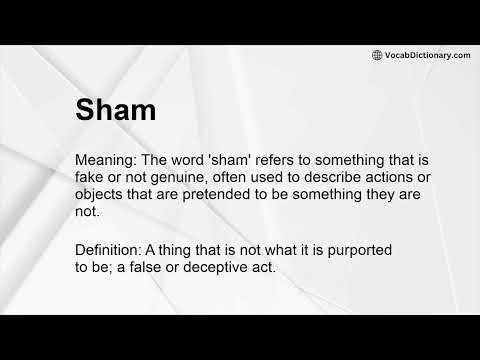 Sham Meaning