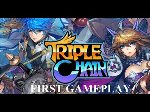 "Triple Chain Mobile - Strategy & Puzzle RPG" first gameplay !