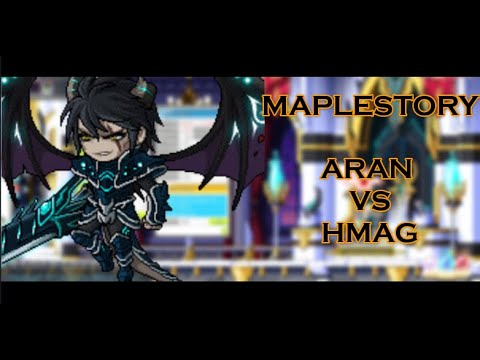 Maplestory Aran vs HMag 9k Stats (SEA SERVER)