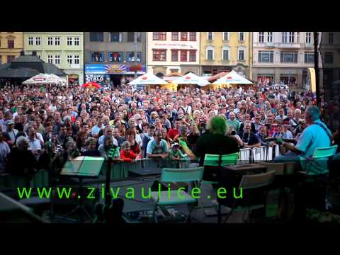 Vladimír Mišík, Michal Prokop, Luboš Andršt a Jan Hrubý @ Živá ulice 2012 Plzeň