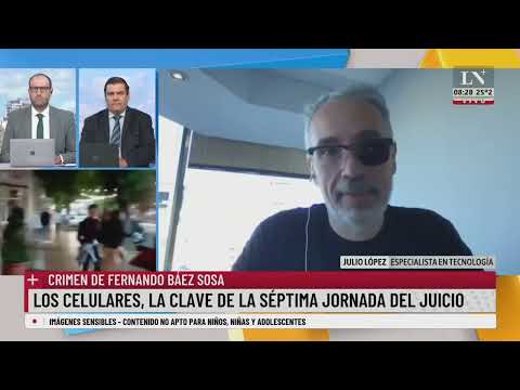 Los celulares, la clave de la séptima jornada del juicio por el crimen de Fernando Báez Sosa