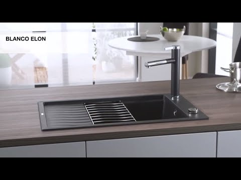 Pealt paigaldatav köögivalamu BLANCO ELON XL 6 S SILGRANIT™ PuraDur™, 1 kauss, kivihall, 60 cm aluskapile - Video