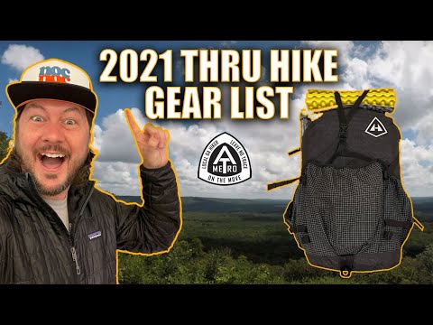 2021 ULTRALIGHT HIKING GEAR  - PMT Thru Hike