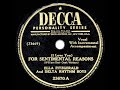 1947 HITS ARCHIVE: (I Love You) For Sentimental Reasons - Ella Fitzgerald & Delta Rhythm Boys