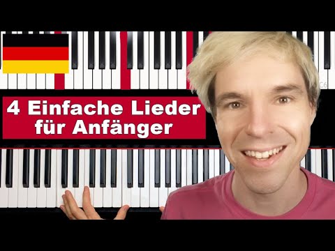 Klavier lernen für Anfänger: 4 Einfache Lieder (wunderschöne Melodien!!)