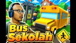 Simulator bus sekolah anak meriam
