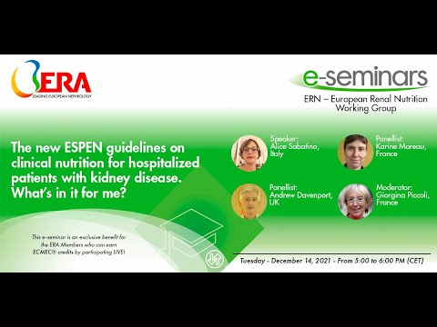 The new ESPEN guidelines on clinical nutrition for hospitalized patients with kidney disease