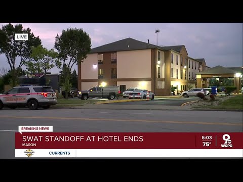 Mason SWAT standoff at hotel ends
