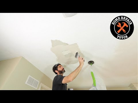 Drywall Ceiling Repair Tips - #shorts