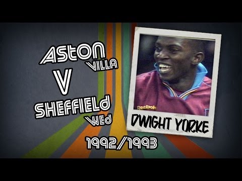 DWIGHT YORKE - Aston Villa x Sheff Quarta, 92/93 | Gol retrô