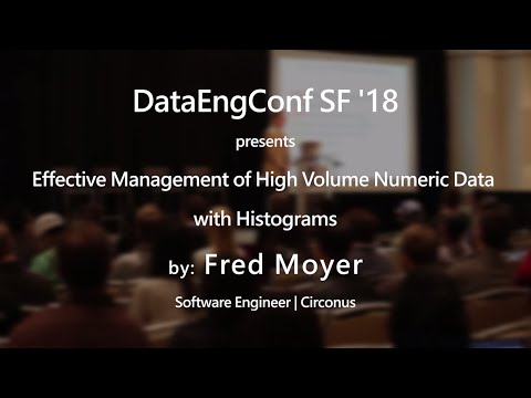 Effective Management of High Volume Numeric Data with Histograms