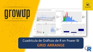 Cuadrícula de Gráficos de R en Power BI - GRID ARRANGE