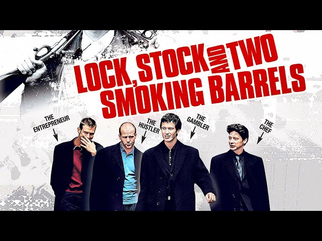 Vídeo relacionado con Lock Stock And Two Smoking Barrels - Póster de película de comedia de crimen (60 x 90 cm)