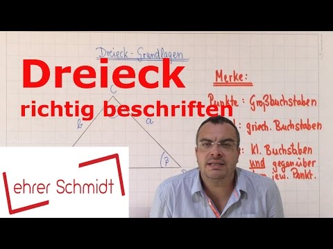 Label a triangle correctly | Geometry | Mathematics | Lehrerschmidt