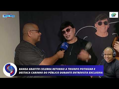 Banda Grafith celebra retorno a Triunfo Potiguar e destaca carinho do público durante entrevista