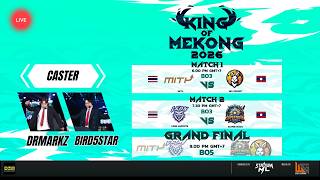 🔴 [Live Match  ] ถ่ายทอดสดรอบ KING OF MEKONG Playoffs Final Day