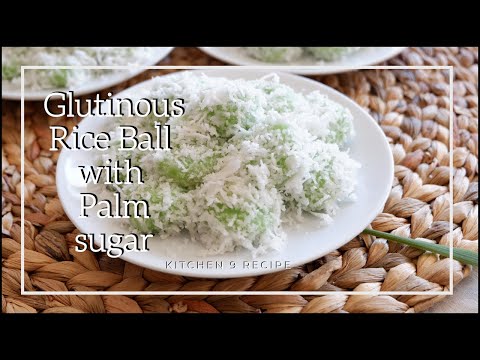 Glutinous Rice Ball with Palm Sugar | Kitchen 9 Recipe
