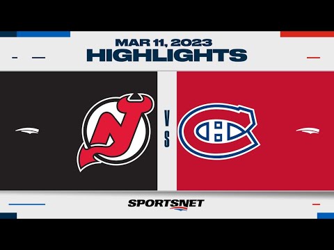 NHL Highlights | Devils vs. Canadiens - March 11, 2023