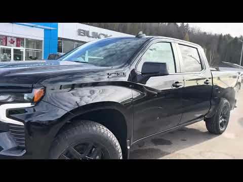2026 Chevrolet Silverado 1500 Crew Cab Short Box 4-Wheel Drive RST in Black for sale at Boyer Chevrolet Buick GMC Bancroft in Bancroft, ON