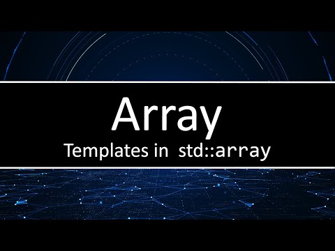 C++ Array - How std::array utilizes templates