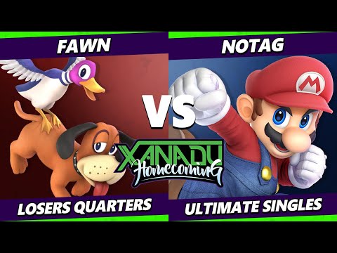 Homecoming 500 Top 8 - NoTag (Mario) Vs. fawn (Duck Hunt) Smash Ultimate - SSBU