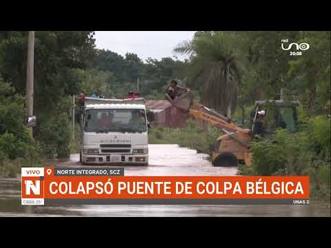 CON VOLQUETAS RESCATAN A FAMILIAS EN COLPA BÉLGICA