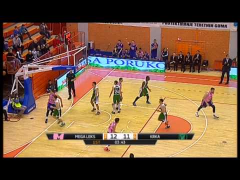 Jokić was the first to run a fastbreak (Mega Leks - Krka, 14.2.2015)