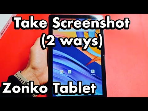 Zonko Tablet: How to Take Screenshot (2 Ways)
