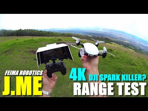 DJI SPARK KILLER?! - 4K Feima J.ME Review - Part 3 -  [2 Mile In-Depth Range Test with Controller]
