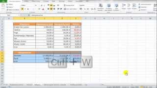 Excel - Podstawowe skróty klawiszowe - porada #56