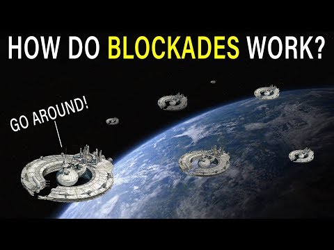 How do BLOCKADES work? Why not just go around? | Star Wars Lore