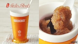 [FOOD ASMR]조쿠 슬러시메이커로 콜라슬러쉬 만들기:How to make Cola Slush,Zoku Slush Maker:コーラスラッシュ-Cookingtree쿠킹트리