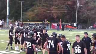 preview picture of video 'Mystic Valley at Bellingham football game played on 9/20/14 at Bellingham.'