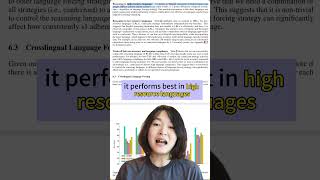 Crosslingual Reasoning through Test-Time Scaling  #ai #aipaper #shorts