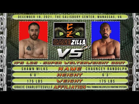 CageZilla 64 - 08 - Shawn Milks Vs Chauncey Randolph