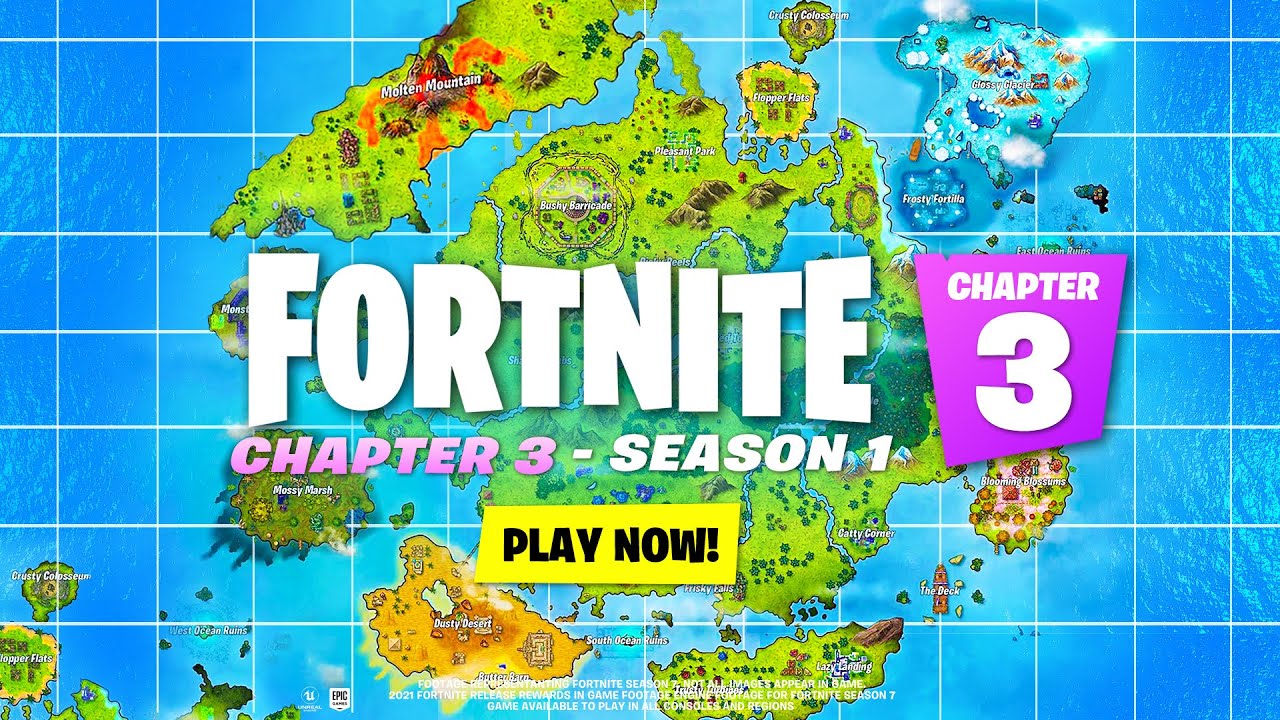Fortnite Chapter 3 Map (REVEALED)