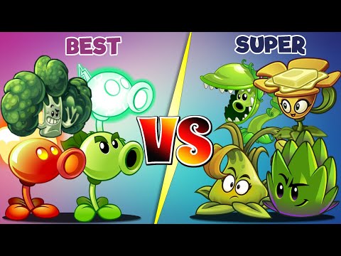Plants Vs Zombies 2 Team Super Vs Best Plant Vs Plant-That Team Plant Will Win?