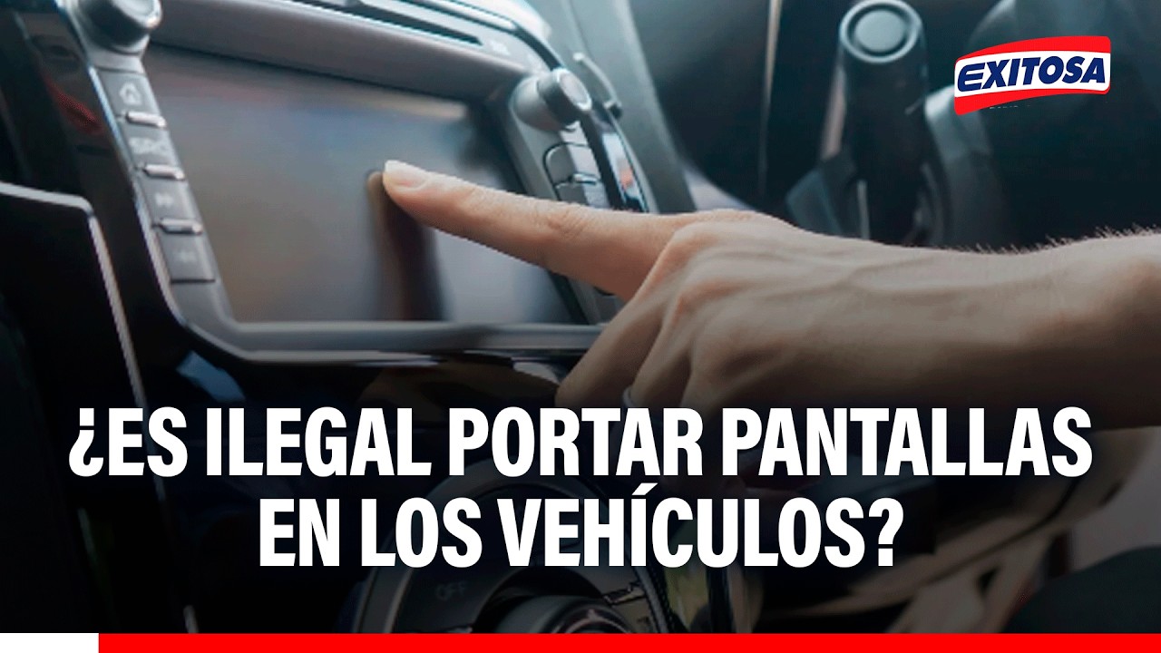 🔴🔵 ¿Es ILEGAL portar pantallas en los vehículos?