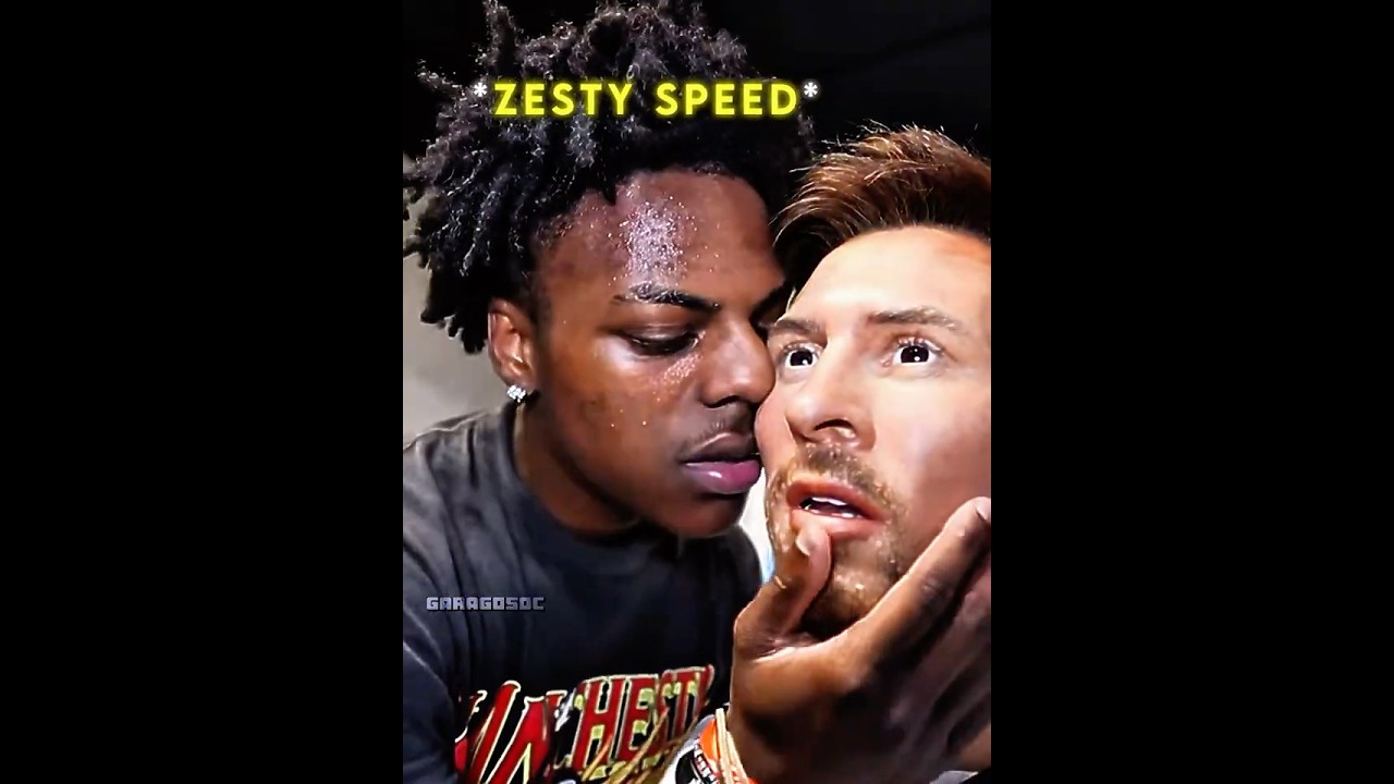 SPEED MEETS MESSI’S STATUE😹💀 | #ishowspeed #speedyp #funny #edit