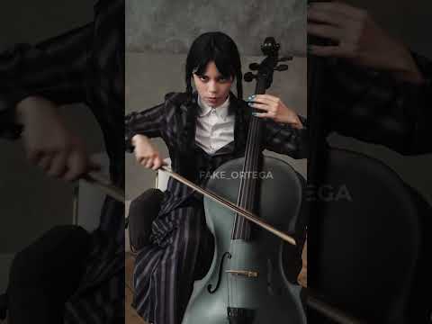 🎻 #fakeortega #jennaortega #wednesday #netflix #cello