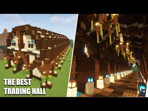 Building Epic Villager Trading Hall in Minecraft Survival
